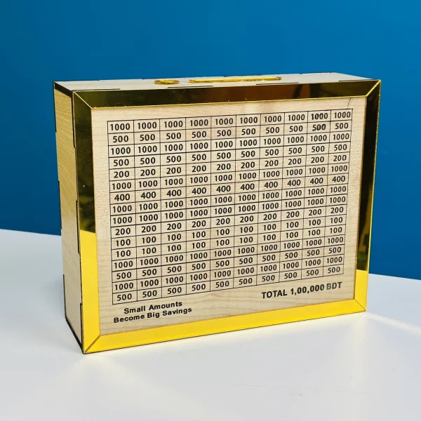 Wooden Money Power Saving Bank / মানি পাওয়ার সেভিং ব্যাংক